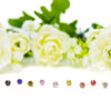 ต่างหูชุบทองแท้ 3 ไมครอน ฝังเพชรสังเคราะห์ ลายเพชรสี