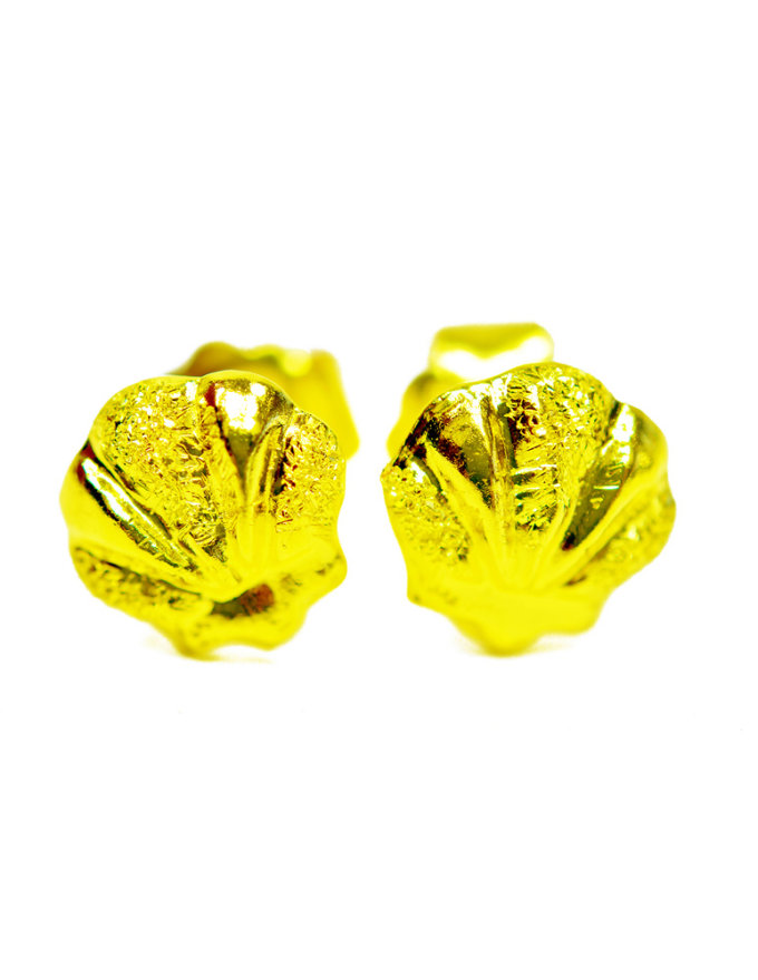 ต่างหู ทองคำแท้ ลายหอย หนัก 1 กรัม