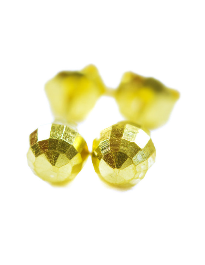 ต่างหู ทองคำแท้ ลายหมุดไพลิน หนัก 1 กรัม