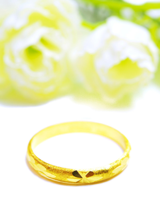 Ring abacus flower shape 1 g