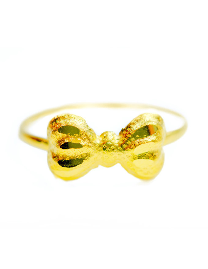 Ring bow shape 1 g
