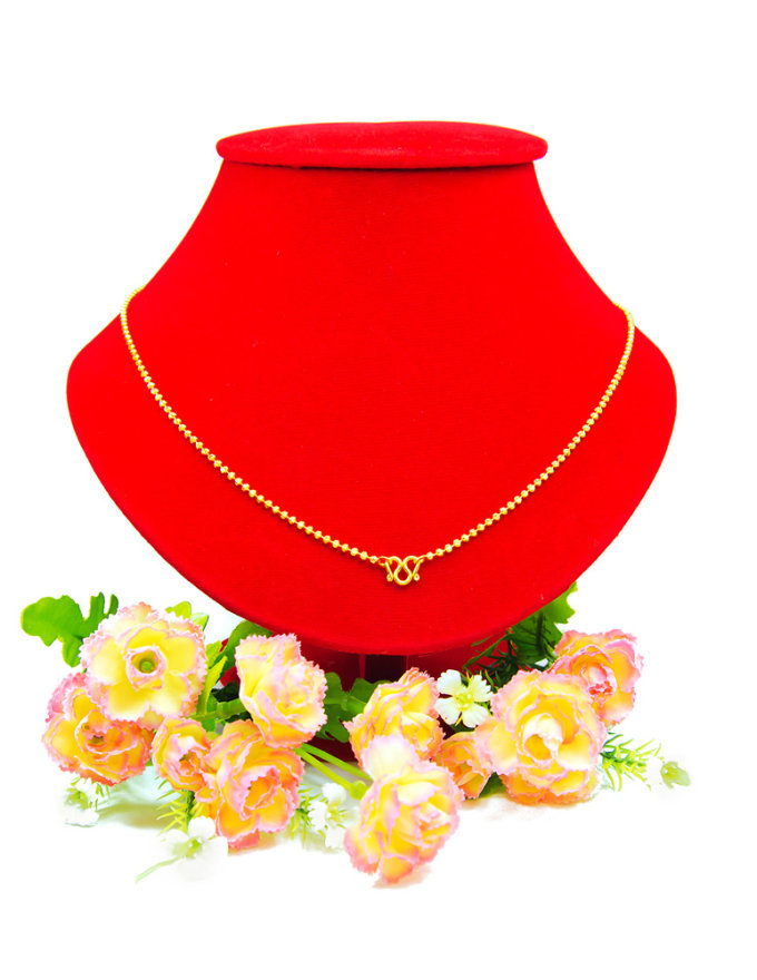 สร้อยคอ ทองคำแท้ ลายมูน หนัก 2 สลึง