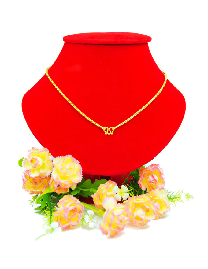 สร้อยคอ ทองคำแท้ ลายคตกิต ตัดลาย หนัก 1 สลึง