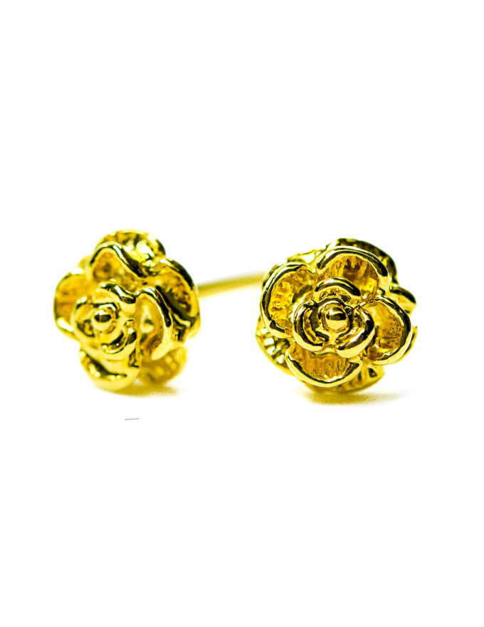 ต่างหู, ต่างหูหุ้ม, ทองสวย, ชุบทองคำแท้, ไม่ลอก, ไม่ดำ, ไม่คัน