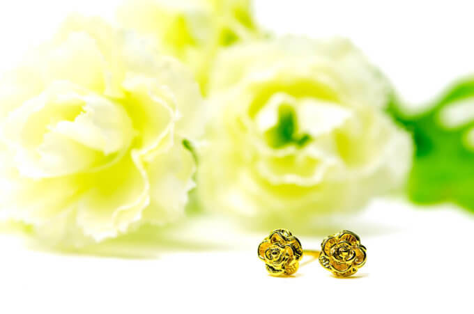 ต่างหู, ต่างหูหุ้ม, ทองสวย, ชุบทองคำแท้, ไม่ลอก, ไม่ดำ, ไม่คัน