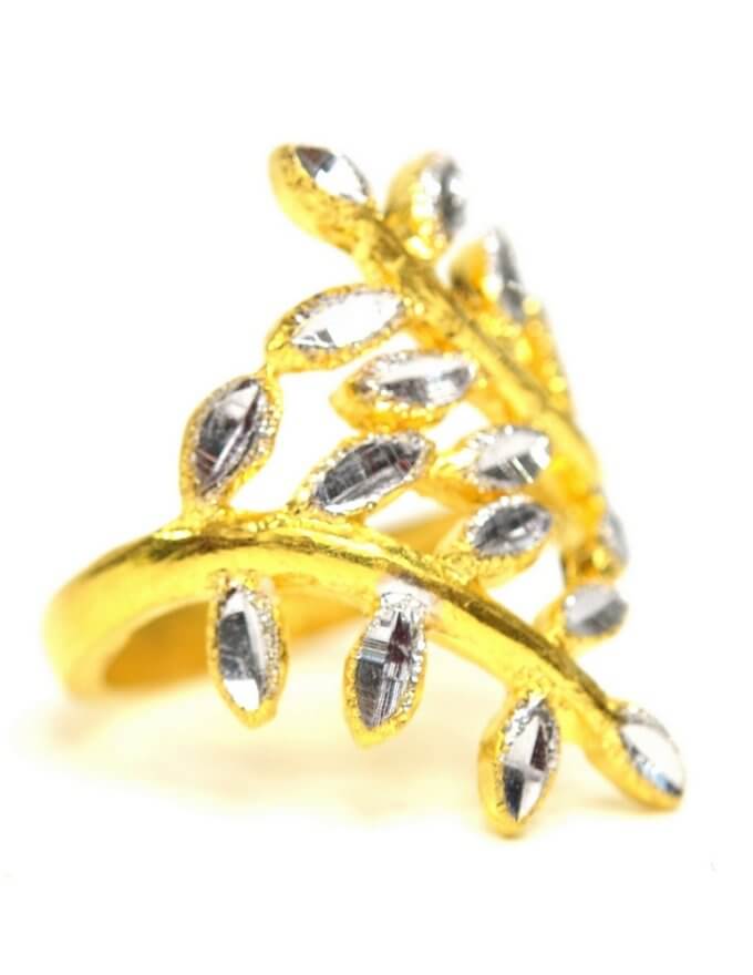 ราคาทอง, แหวน ทองคำแท้ ลายใบมะกอก สองกษัตริย์ หนัก 2 สลึง ราคาทอง,