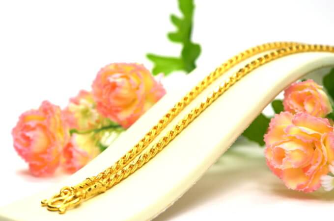 สร้อยคอ ทองคำ 3 บาท ลายกระดูกงู